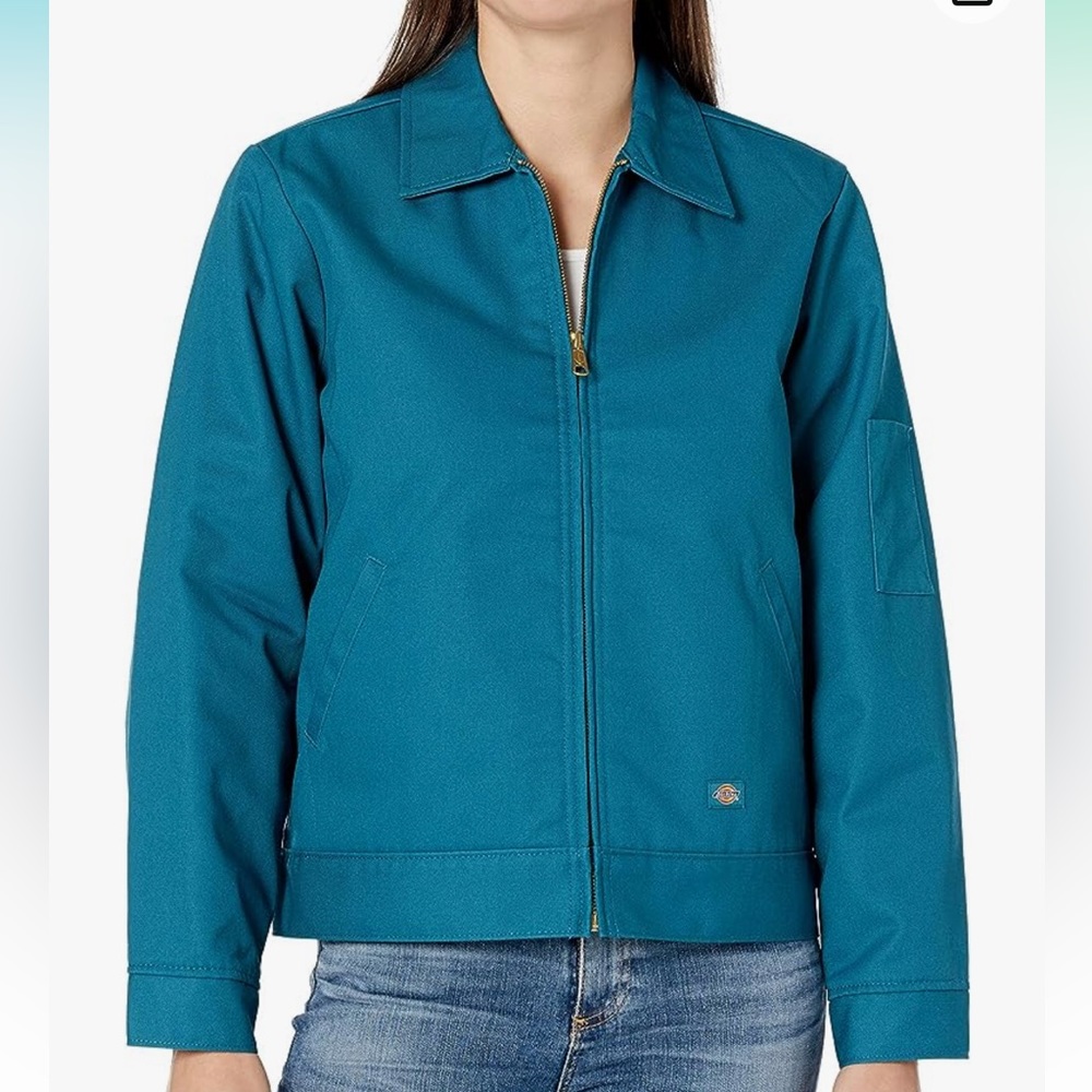 COPY - Dickies Quilted Canvas Jacket Teal XS NWT